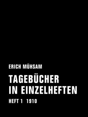 cover image of Tagebücher in Einzelheften. Heft 1